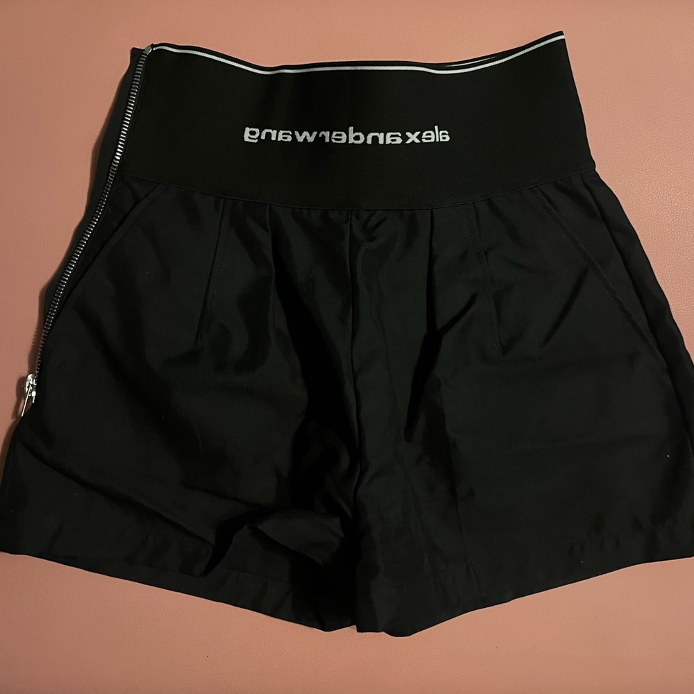 Alexander Wang Black High Waist Women Shorts